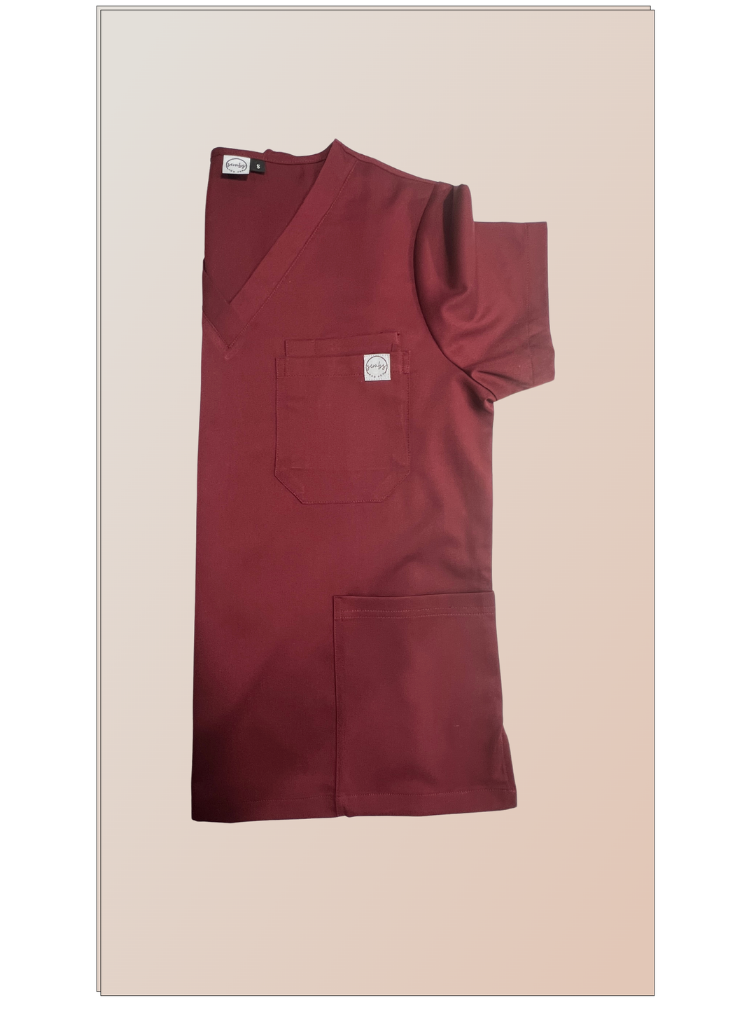 Jess Scrub Set- Maroon (Straight Leg Edition)