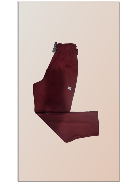 Jess Scrub Set- Maroon (Straight Leg Edition)