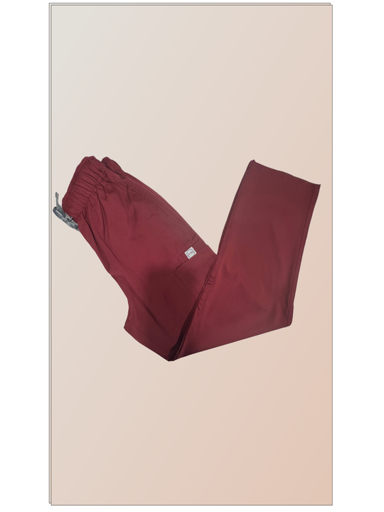 Jess Scrub Set- Maroon (Straight Leg Edition)