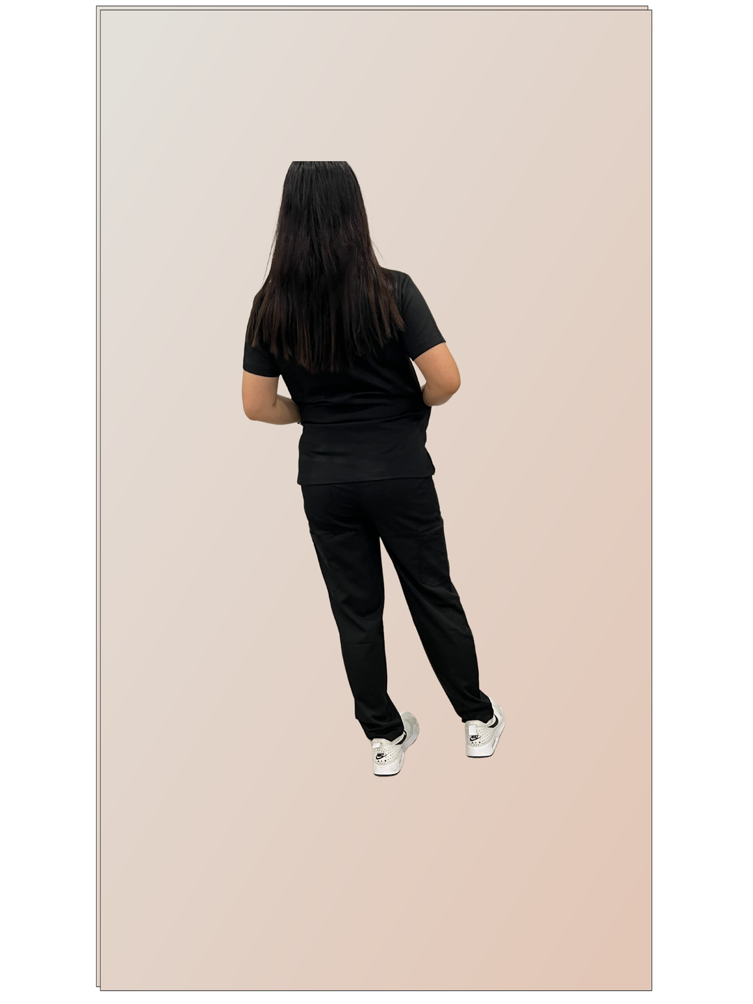 Jess Scrub Set- Black (Straight Leg Edition)