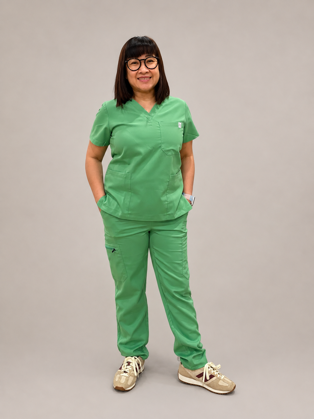 Jess Scrub Set- Fresh Green (Straight Leg Edition)