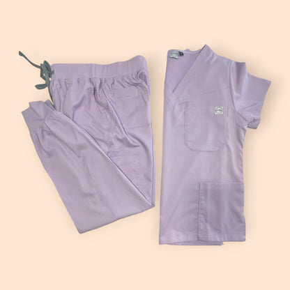 Jess Scrub Top- Lilac