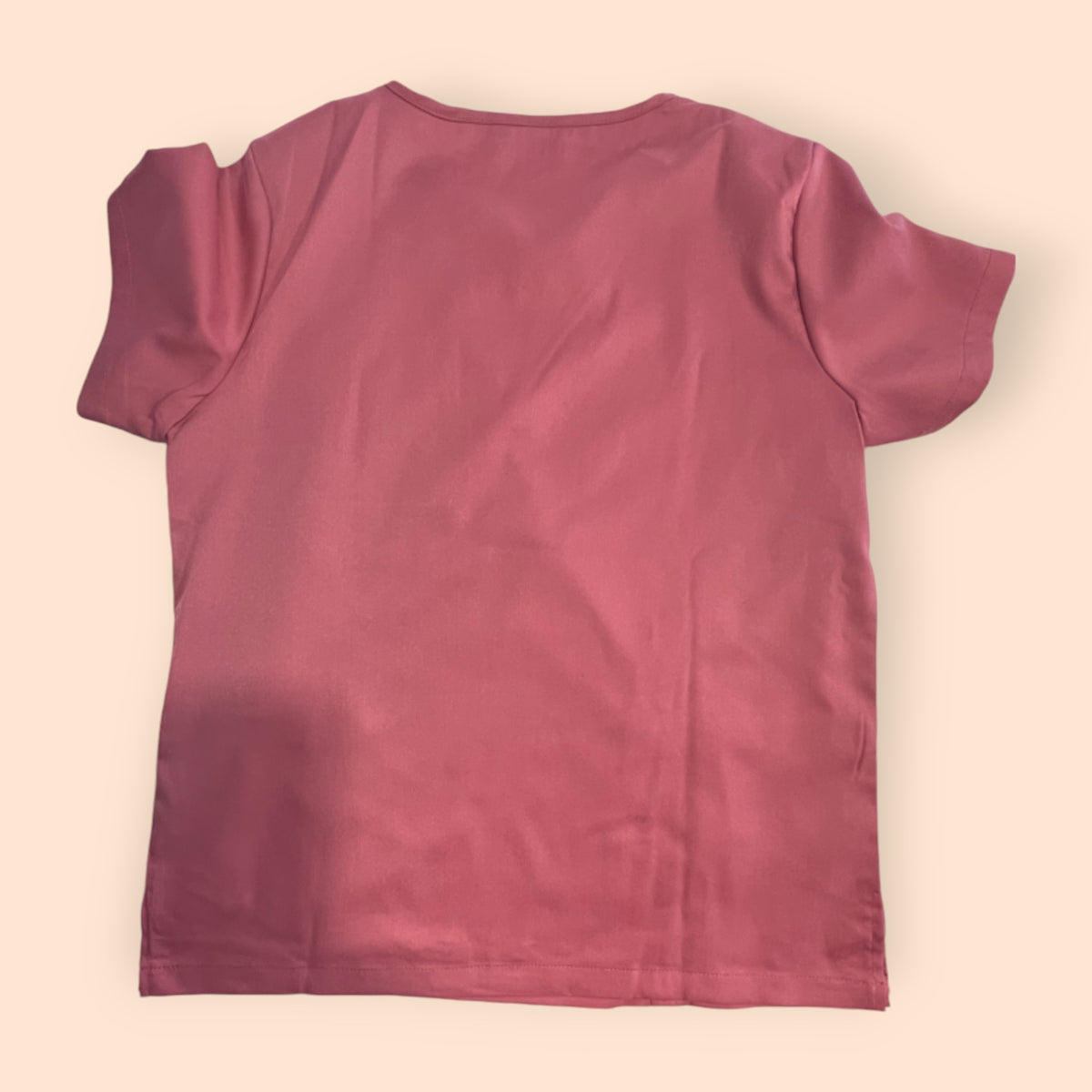 Jess Scrub Top- Rose Pink